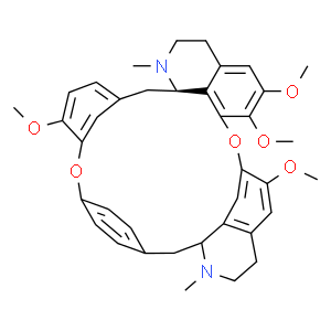 粉防己堿；漢防己甲素